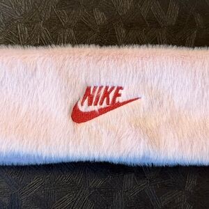 Nike Youth Soft Pink Faux Furry Headband